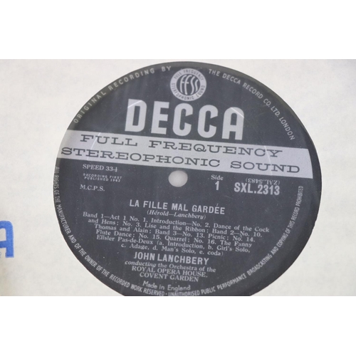 306 - .   CLASSICAL STEREO ED1 LP - DECCA SXL 2313 WBg ED1 “ORIGINAL RECORDING BY” LABELS, Herold Lanchber... 