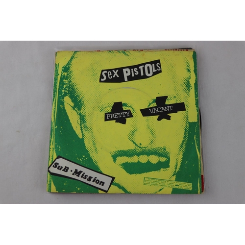 307 - PUNK - SEX PISTOLS - PACK OF 7 ORIGINAL PRESSING SINGLES. 1. GOD SAVE THE QUEEN, 1977 VIRGIN RECORDS... 