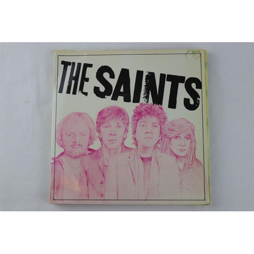 308 - PUNK - WIRE / THE SAINTS, 5 PUNK SINGLES ON HARVEST RECORDS, INCLUDING DEMOS PROMOS.  1. WIRE - OUTD... 