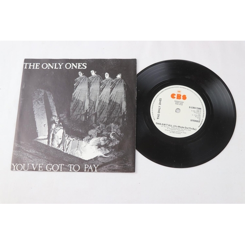 312 - PUNK - THE ONLY ONES - 2 UK SINGLES including PROMO.  1. THE ONLY ONES - YOU’VE GOT TO PAY, 1979 UK ... 