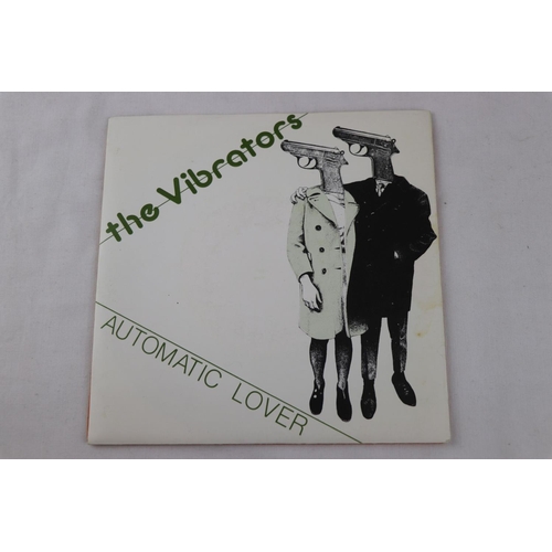 317 - PUNK - THE VIBRATORS / STARJETS - 9 UK 1977 -1978 PROMO SINGLES IN EPIC RECORDS, VIBRATORS - AUTOMAT... 