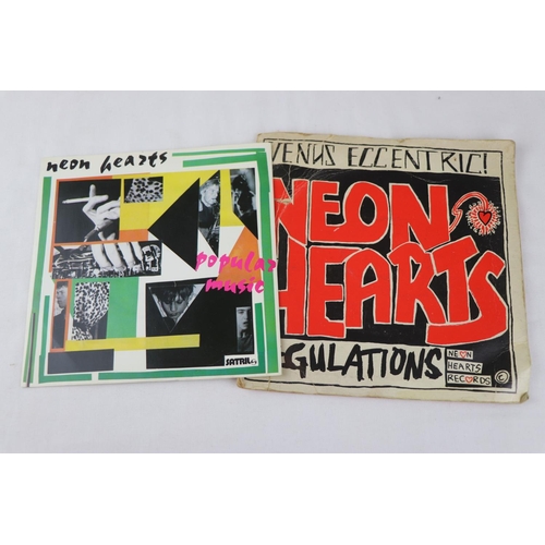 322 - PUNK - THE FIRST 2 SINGLES by THE NEON HEARTS from 1977 - 1979. 1. REGULATIONS (1977, UK 1ST PRESS, ... 