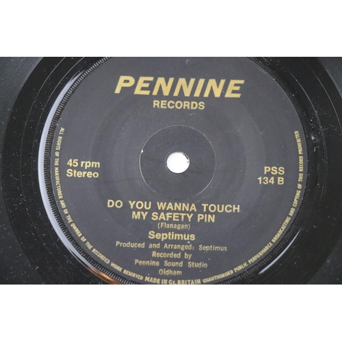 323 - PUNK - SEPTIMUS - FERRETS / DO YOU WANNA TOUCH MY SAFETY PIN (1977, UK 1ST PRESSING, PENNINE RECORDS... 