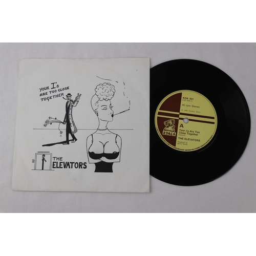 342 - PUNK / POWER POP - THE ELEVATORS - YOUR I’S ARE TOO CLOSE TOGETHER (1980 UK 1ST PRESSING, KOALA / EL... 