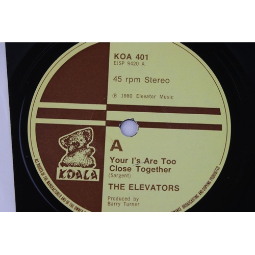 342 - PUNK / POWER POP - THE ELEVATORS - YOUR I’S ARE TOO CLOSE TOGETHER (1980 UK 1ST PRESSING, KOALA / EL... 