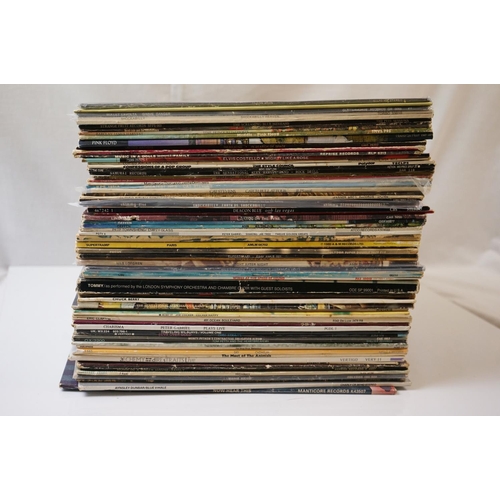 35 - Vinyl - Rock & Pop collection of over 60 LP's to include Simple Minds, Elvis Costello, Queen, The St... 