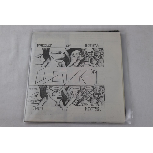 354 - DIY PUNK / POST PUNK - 6 RARE UK 1979-1982 DIY PUNK / POST PUNK, 1ST PRESSING SINGLES with TEST PRES... 