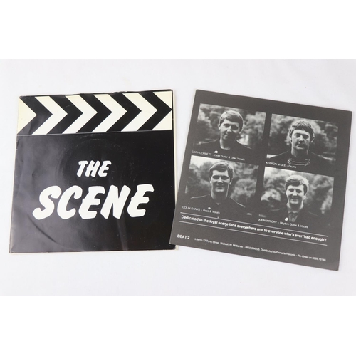 371 - MOD REVIVAL - 2 RARE MOD REVIVAL UK 1st PRESSING MOD REVIVAL singles by bands named THE SCENE.  1. T... 