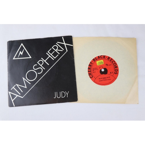 376 - PUNK / POWER POP - 2 RARE MID 1980’S UK PUNK / POWER POP UK 1ST PRESSING SINGLES.  1. ATMOSPHERIX - ... 