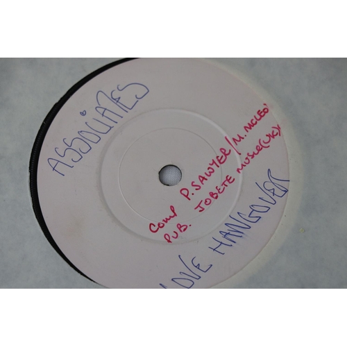 381 - POST PUNK / NEW WAVE UK TEST PRESSING 7” SINGLES - 4 UK ORIGINAL POST PUNK / NEW WAVE TEST PRESSING ... 