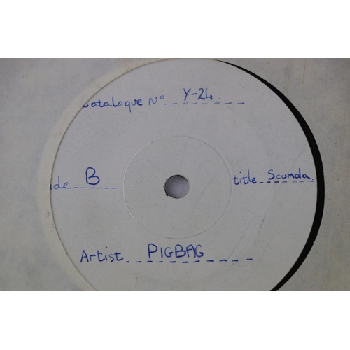 381 - POST PUNK / NEW WAVE UK TEST PRESSING 7” SINGLES - 4 UK ORIGINAL POST PUNK / NEW WAVE TEST PRESSING ... 