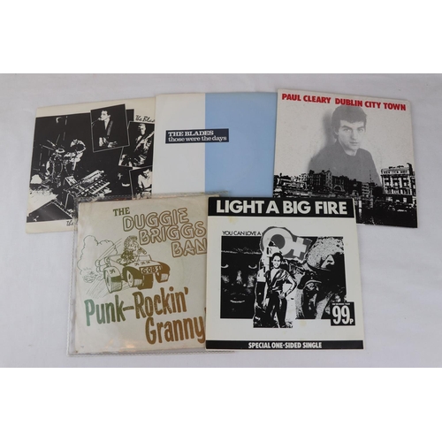 387 - IRISH PUNK / MOD REVIVAL / POST PUNK - 5 RARE IRISH PUNK / MOD REVIVAL / POST PUNK 7” SINGLES.  1. T... 