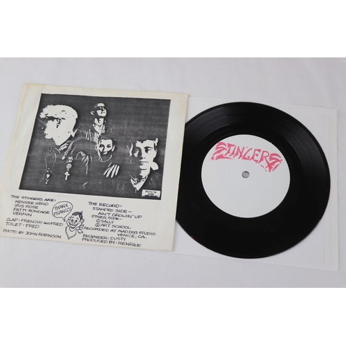 397 - U.S. PUNK - THE STINGERS - STINGERS 7” EP.  An ORIGINAL 1ST PRESSING, Rare and fantastic slice of U.... 