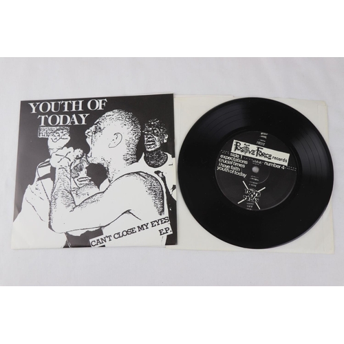 401 - U.S. HARDCORE PUNK - YOUTH OF TODAY CAN’T CLOSE MY EYES 7” E.P.   An ORIGINAL 2ND PRESSING on the pr... 