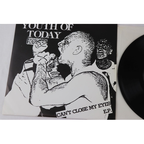 401 - U.S. HARDCORE PUNK - YOUTH OF TODAY CAN’T CLOSE MY EYES 7” E.P.   An ORIGINAL 2ND PRESSING on the pr... 