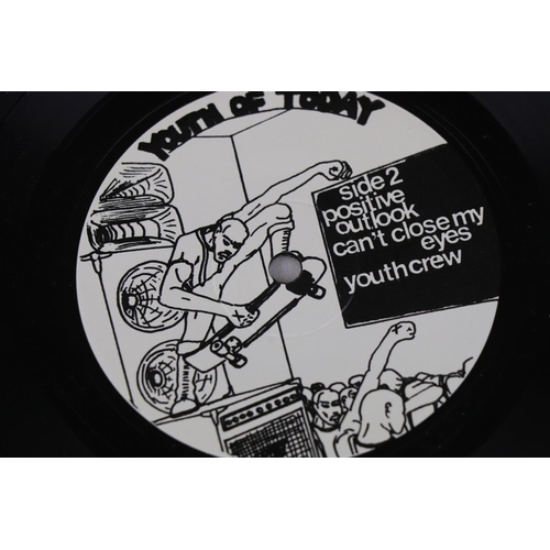 401 - U.S. HARDCORE PUNK - YOUTH OF TODAY CAN’T CLOSE MY EYES 7” E.P.   An ORIGINAL 2ND PRESSING on the pr... 