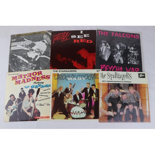 403 - .   PSYCHOBILLY / PUNKABILLY / ROCKABILLY SINGLES - 6 RARE 1ST PRESSING PSYCHOBILLY / PUNKABILLY 7” ... 