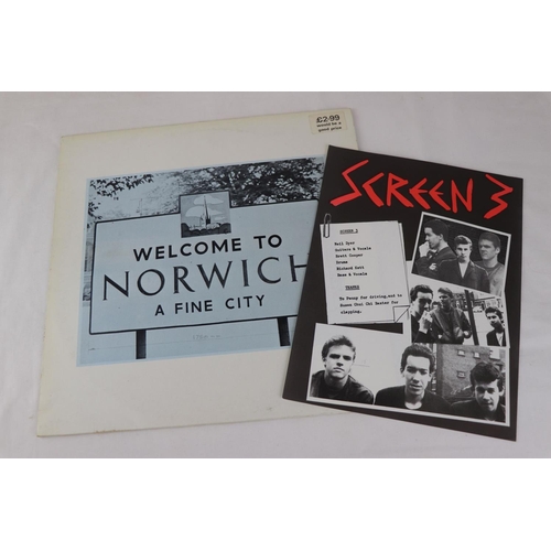 410 - PUNK / POST PUNK / NEW WAVE COMPILATION - NORWICH A FINE CITY, rare compilation of NORWICH - PUNK / ... 