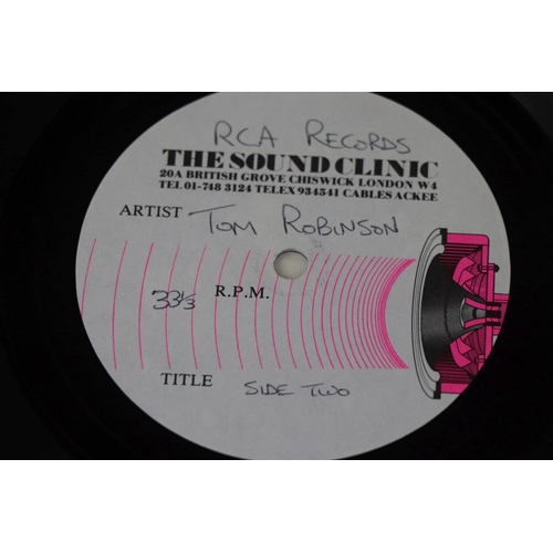 419 - NEW WAVE ACETATE LP - TOM ROBINSON - STILL LOVING YOU, UNIQUE UK full album THE SOUND CLINIC 12