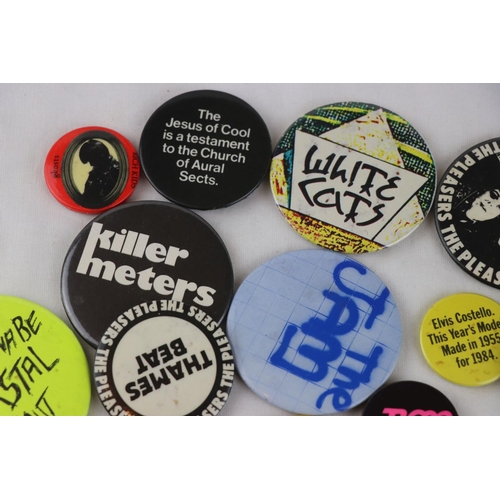 427 - PUNK / MOD REVIVAL ORIGINAL LATE 1970’S BADGES.  20 LATE 1970’S EARLY 1980’S ORIGINAL PUNK / MOD REV... 