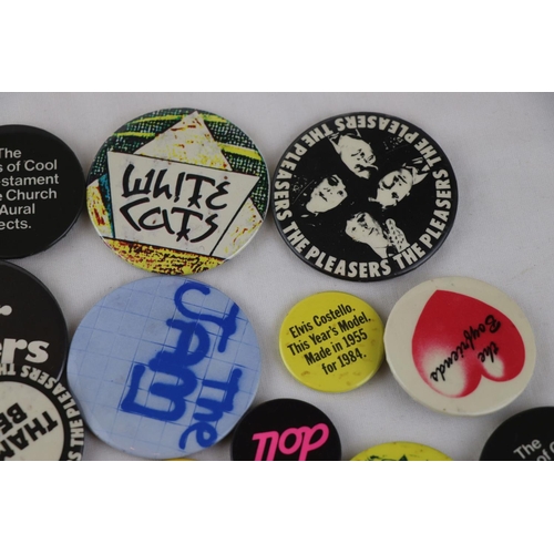 427 - PUNK / MOD REVIVAL ORIGINAL LATE 1970’S BADGES.  20 LATE 1970’S EARLY 1980’S ORIGINAL PUNK / MOD REV... 