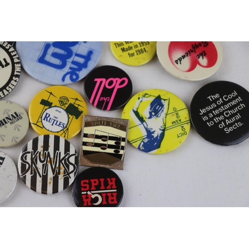 427 - PUNK / MOD REVIVAL ORIGINAL LATE 1970’S BADGES.  20 LATE 1970’S EARLY 1980’S ORIGINAL PUNK / MOD REV... 