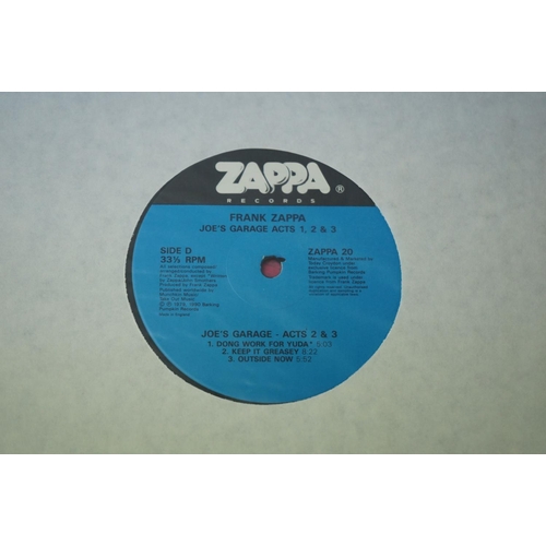 43 - Vinyl - Frank Zappa Joes Garage 1,2,3 box set (ZAPPA 20).  Sleeves & Vinyl EX, box has some bufferin... 