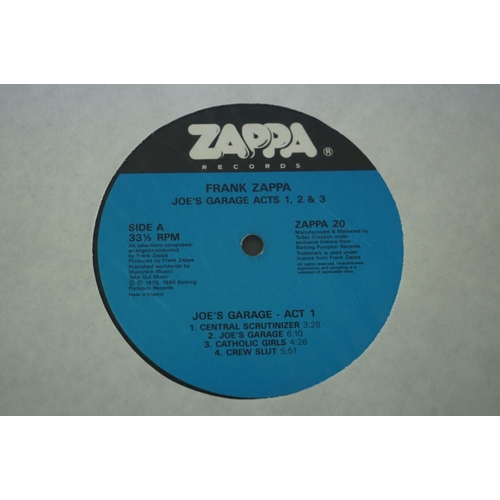 43 - Vinyl - Frank Zappa Joes Garage 1,2,3 box set (ZAPPA 20).  Sleeves & Vinyl EX, box has some bufferin... 