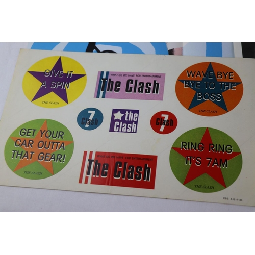 432 - PUNK / NEW WAVE PROMO LOT, POSTERS + STICKERS.  1. THE STYLE COUNCIL (PAUL WELLER, THE JAM) 1983 UK ... 