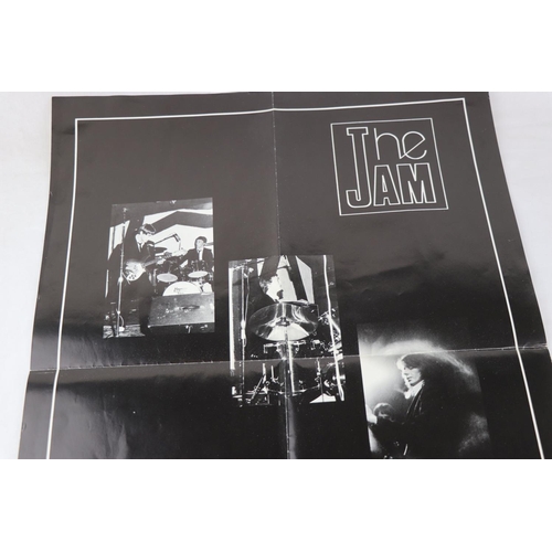 438 - PUNK / MOD REVIVAL PROMO GIG POSTER - THE JAM - MAXIMUM RHYTHM & BLUES / APPEARING AT. 1976 UK ORIGI... 