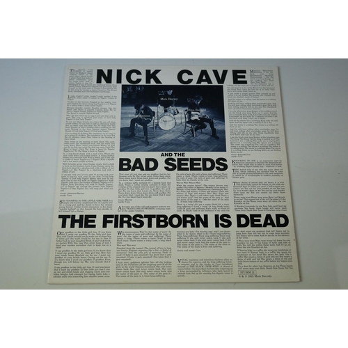 51 - Vinyl - Nick Cave & The Bad Seeds The First Born Is Dead (STUMM 21) printed inner.  Sleeve has some ... 