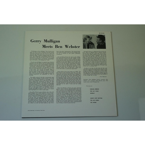 53 - Vinyl - Gerry Mulligan Meets Ben Webster (Verve Records MG VS-6104) stereo remastered LP on 180gm wi... 