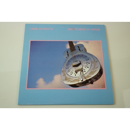 59 - Vinyl - Dire Straits 3 LP's to include Brothers In Arms (Warner Bros 49377-1) Love Over Gold (Vertig... 