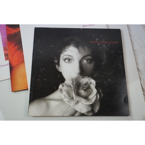 65 - Vinyl - Kate Bush 4 LP's to include Hounds Of Love x 2 (SVLP 290) both with inserts, The Sensual Wor... 