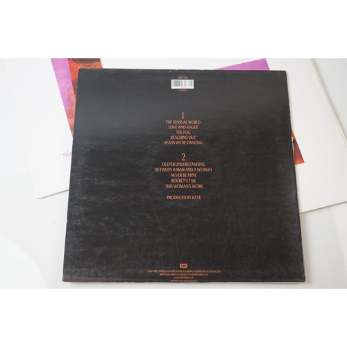 65 - Vinyl - Kate Bush 4 LP's to include Hounds Of Love x 2 (SVLP 290) both with inserts, The Sensual Wor... 