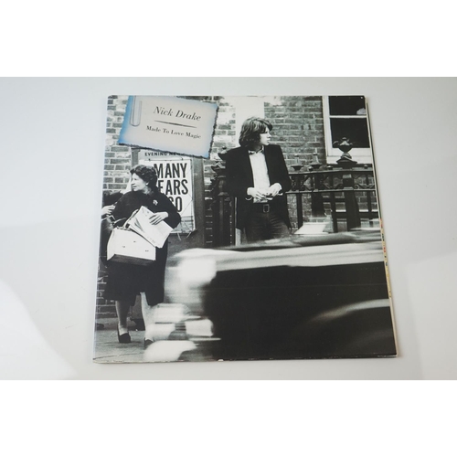 66 - Vinyl - Nick Drake 3 LP's to include Pink Moon (SVLP 172) rerelease from 2000 on 180gm, Made To Love... 