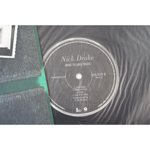 66 - Vinyl - Nick Drake 3 LP's to include Pink Moon (SVLP 172) rerelease from 2000 on 180gm, Made To Love... 