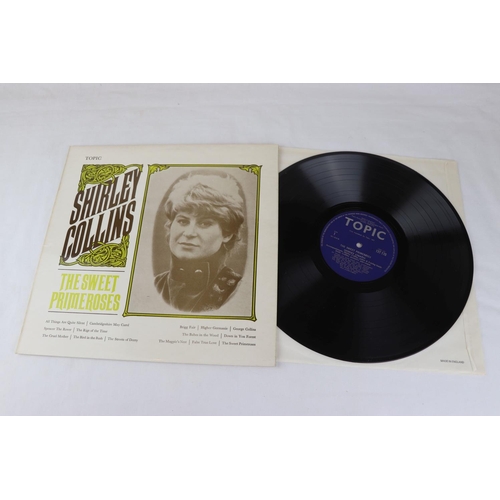 8 - Vinyl - Shirley Collins The Sweet Primeroses (Topic 127170) Blue Topic label but likely later rerele... 