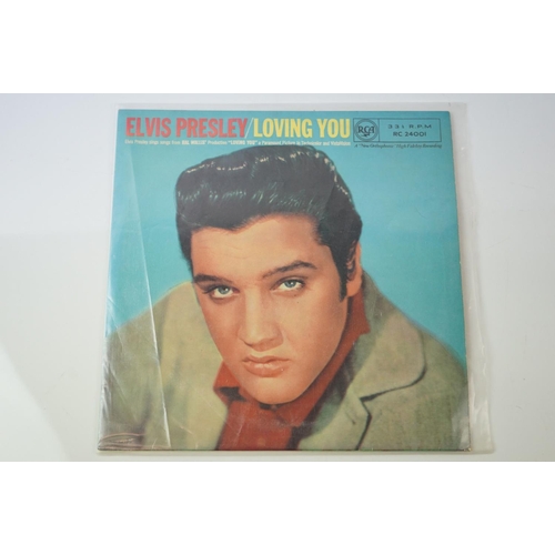 86 - Vinyl - Elvis Presley 4 LP's along with 10 inch Loving You soundtrack (RCA RC 24001), the LPs are Go... 