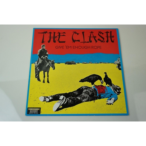 88 - Vinyl - The Clash 3 LP's to include The Story Of The Clash (CBS 4602441), Give Em Enough Rope (Colum... 