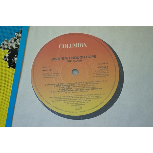 88 - Vinyl - The Clash 3 LP's to include The Story Of The Clash (CBS 4602441), Give Em Enough Rope (Colum... 