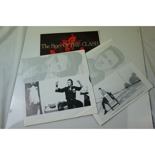 88 - Vinyl - The Clash 3 LP's to include The Story Of The Clash (CBS 4602441), Give Em Enough Rope (Colum... 