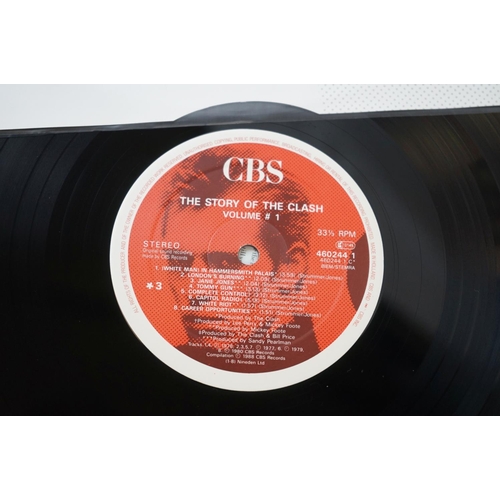 88 - Vinyl - The Clash 3 LP's to include The Story Of The Clash (CBS 4602441), Give Em Enough Rope (Colum... 