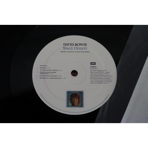 90 - Vinyl - David Bowie Space Oddity (SVLP 263) 180gm rerelease from 2000.  Sleeve & Vinyl EX