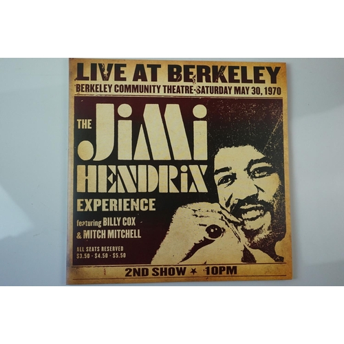 94 - Vinyl - Jimi Hendrix 3 LP's to include Live At Berkeley (Experience Hendrix) 2 LP set from 2003, Fri... 