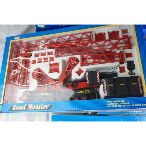 43 - 11 x Boxed diecast and plastic contrstuction models to include 5 x Autocraft Road Monster, 2 x Eddy ... 