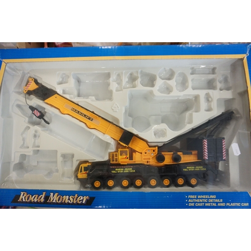 43 - 11 x Boxed diecast and plastic contrstuction models to include 5 x Autocraft Road Monster, 2 x Eddy ... 