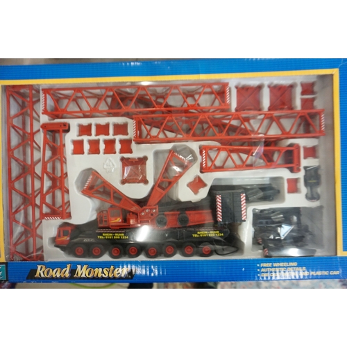 43 - 11 x Boxed diecast and plastic contrstuction models to include 5 x Autocraft Road Monster, 2 x Eddy ... 