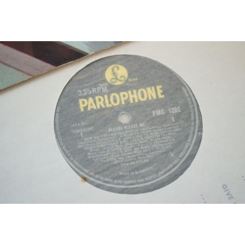 170 - Vinyl - The Beatles 3 LP's to include Please Please Me (PMC 1202) yellow/black label, The Parlophone... 