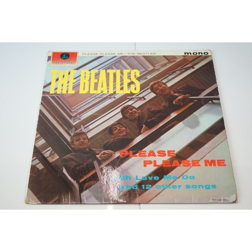 170 - Vinyl - The Beatles 3 LP's to include Please Please Me (PMC 1202) yellow/black label, The Parlophone... 